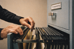 Transparency register